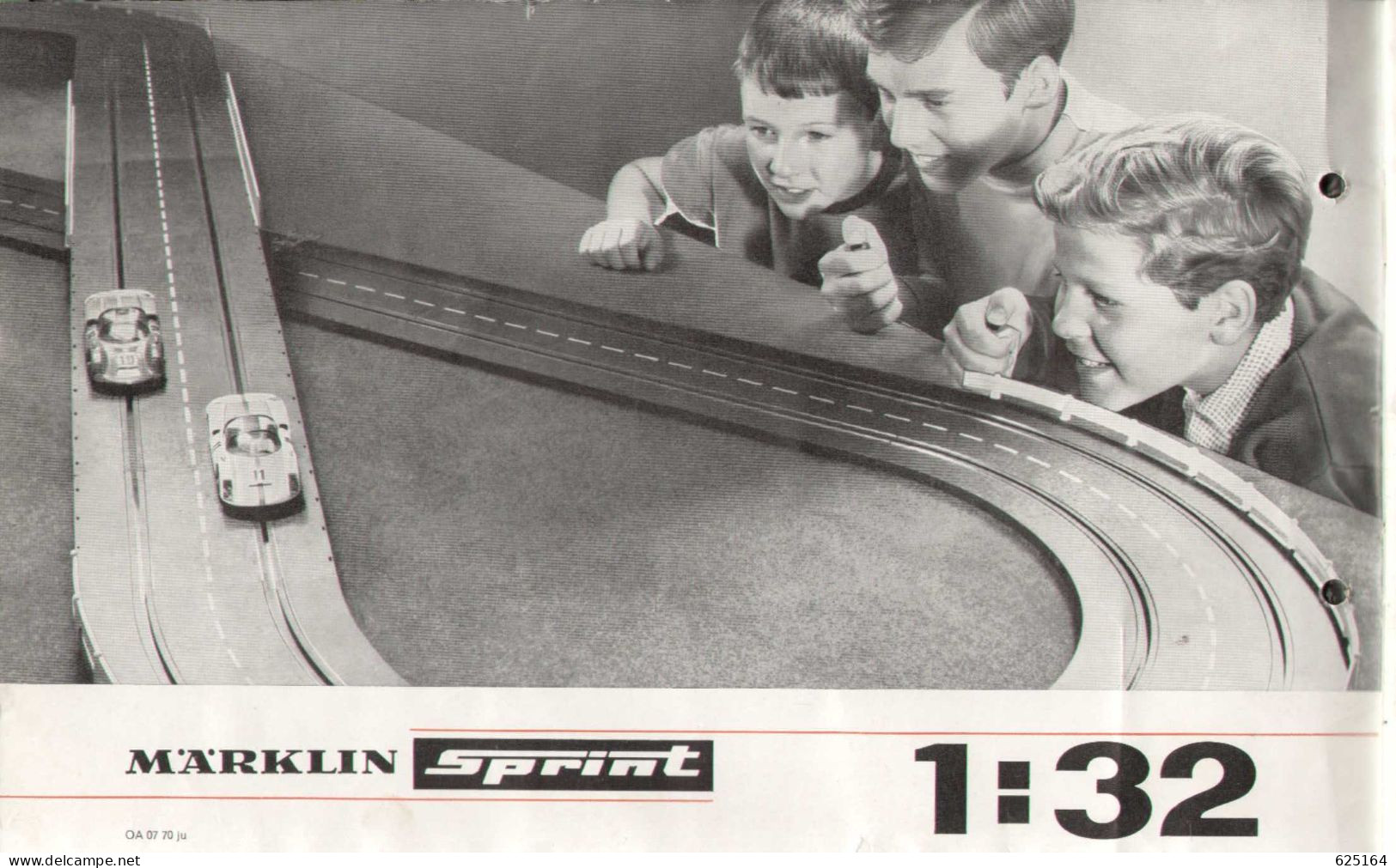 Catalogue Märklin Sprint 1966 - Maßstab 1:32 Die Schnelle Autorennbahn 0750 - German