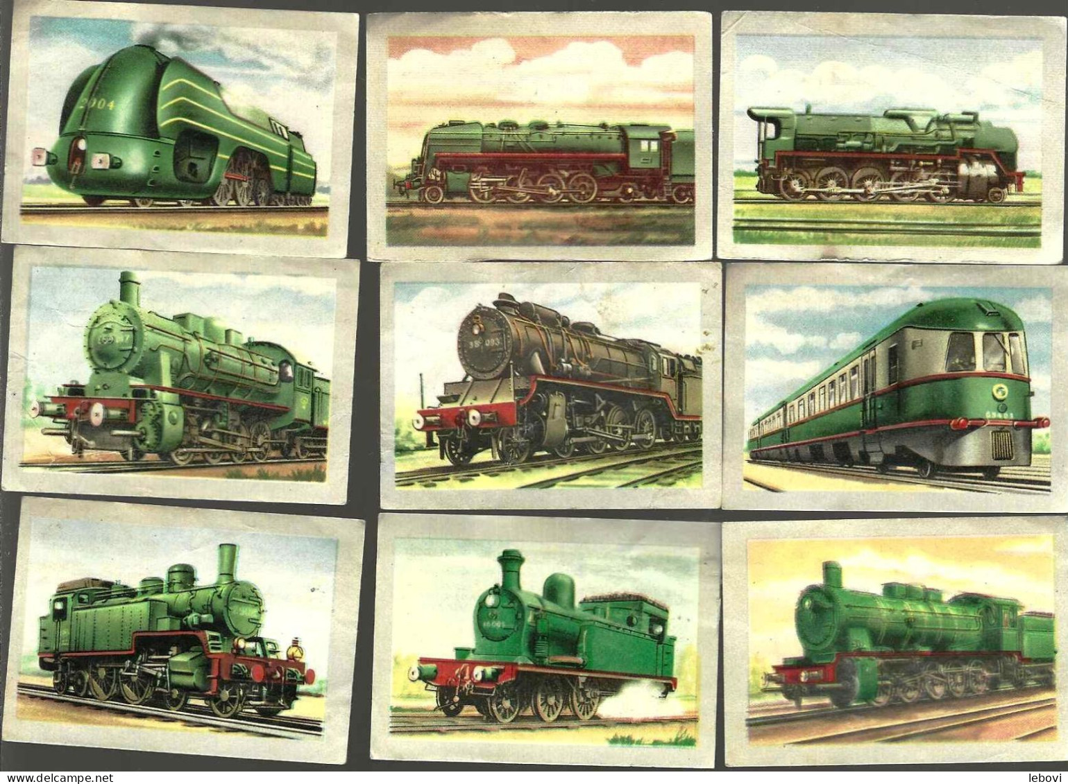 (chocolat)  JACQUES De La Collection «Rétrospective De La Locomotive» : Lot De 49 Chromos Différents - Jacques