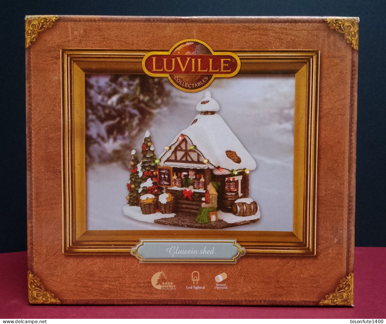 Collection LUVILLE : Sujet de décoration pour créer un décor de Noël au pied du sapin ( Voir photos et descriptif )