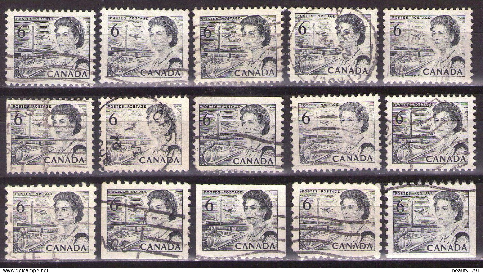 Canada 1970 - ELIZABETH II - Mi 447A,C,D - USED - Oblitérés