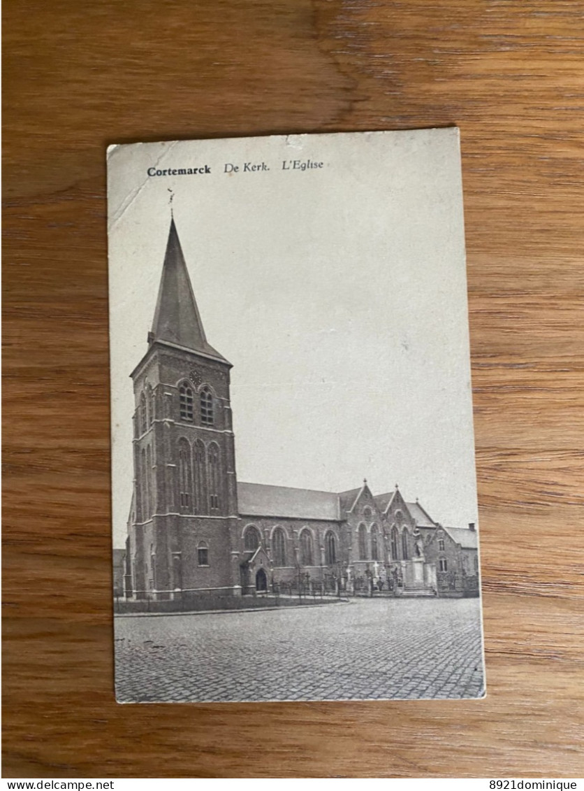 Kortemark - CORTEMARCK - De Kerk - L'église Uitg. Spijcklijnck - Gelopen - Kortemark