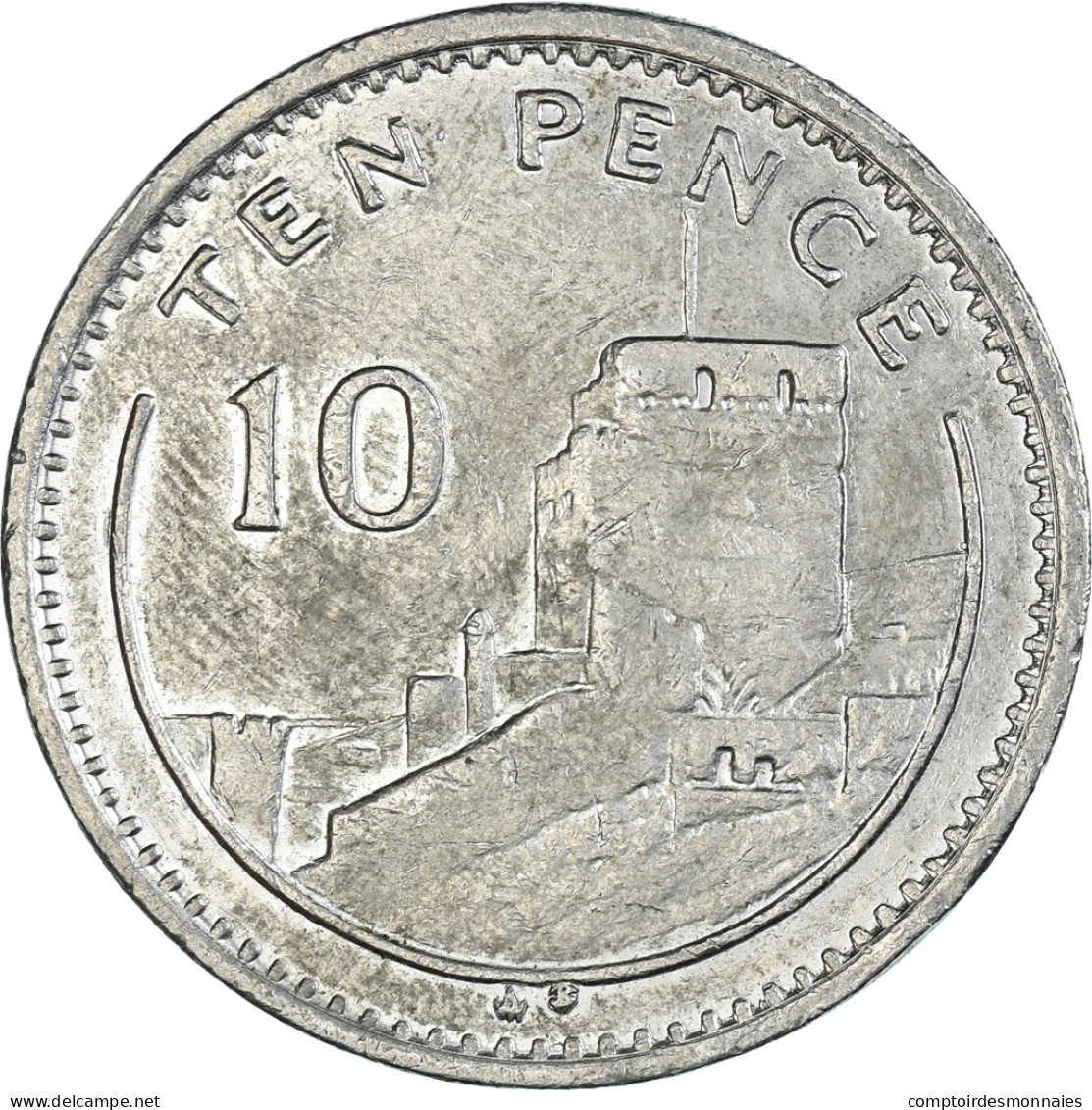 Monnaie, Gibraltar, 10 Pence, 1988 - Gibraltar