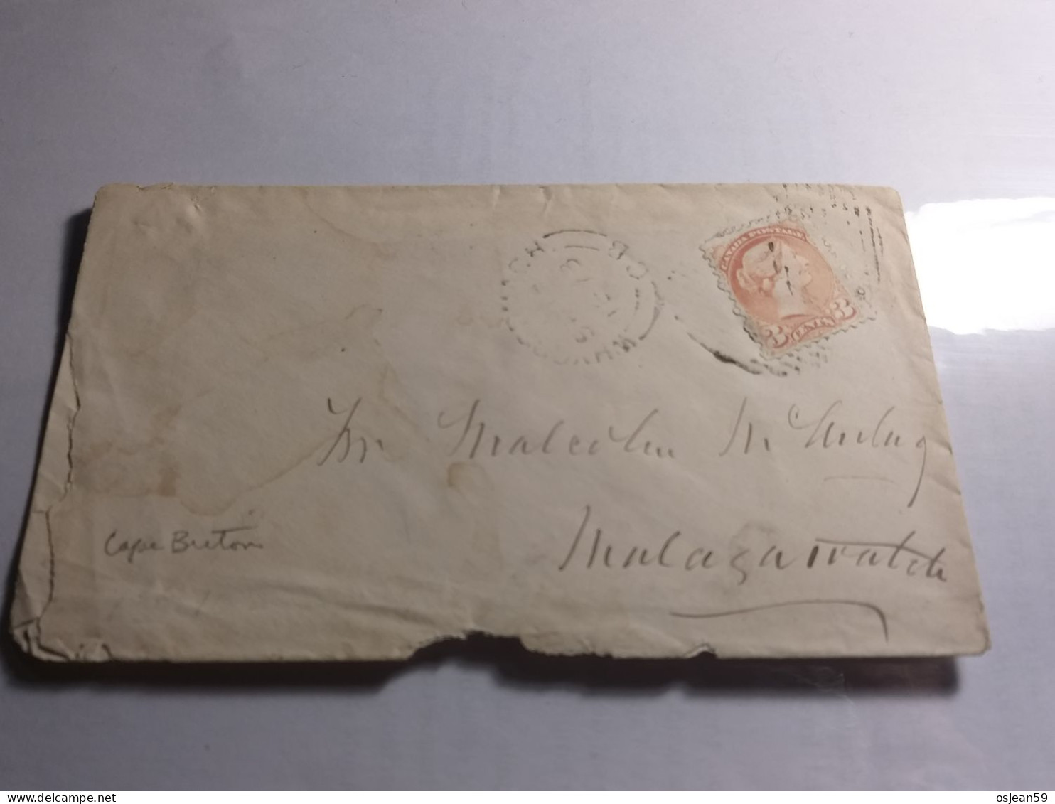 1873- 3 Cents. - Cartas & Documentos