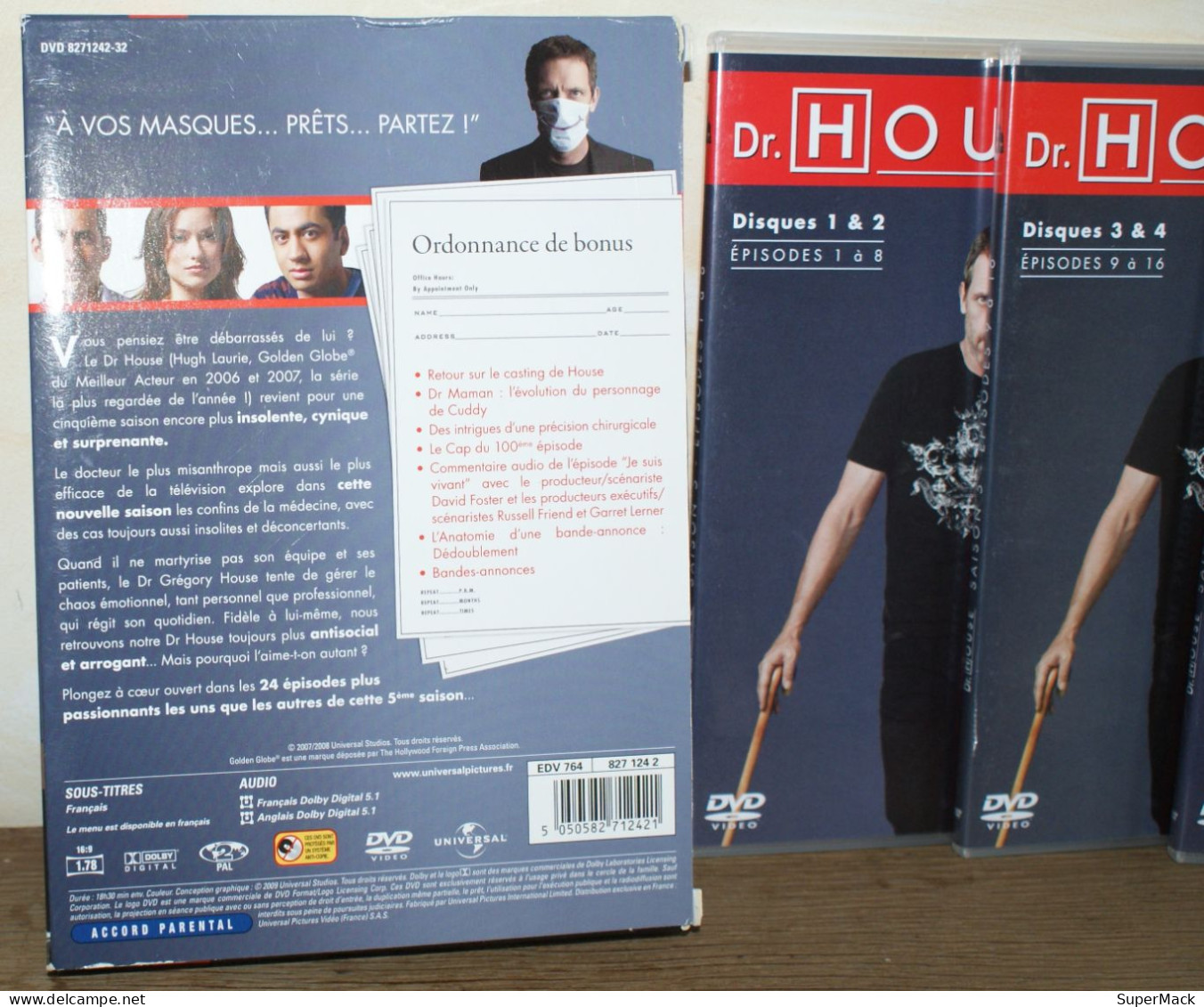 Série TV Dr. HOUSE Saison 5 En 6 DVD - Serie E Programmi TV