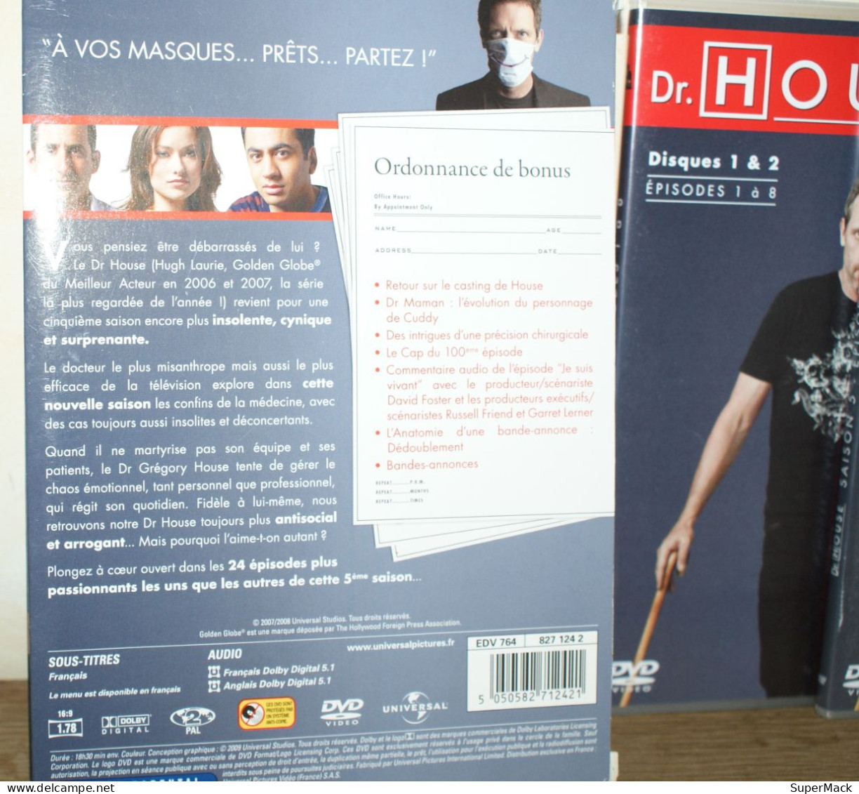 Série TV Dr. HOUSE Saison 5 En 6 DVD - TV-Reeksen En Programma's