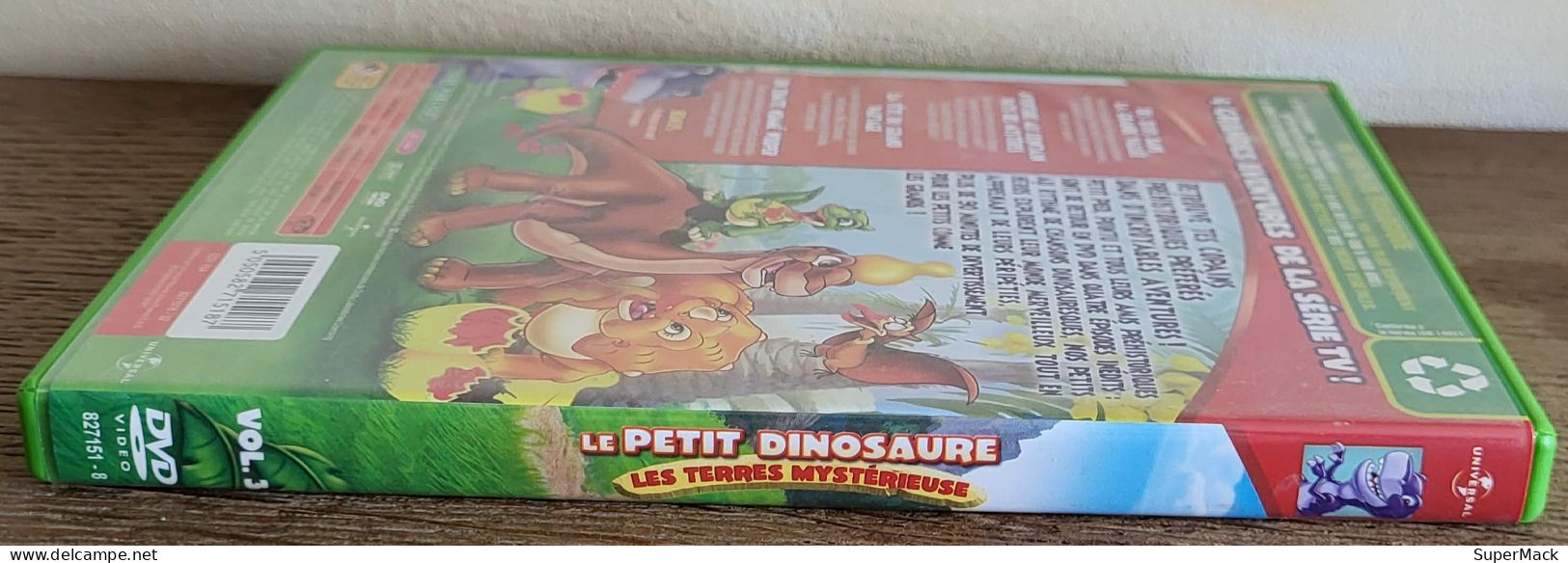 DVD Le Petit Dinosaure - Vol. 3: Les Terres Mystérieuses - Dibujos Animados