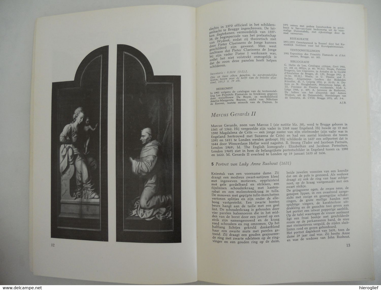 Groeninge Stedelijk Museum Schone Kunsten Brugge Catalogus 1960 Henri Pauwels Schilderijen Meubilair Keramiek Wandtapijt - Geschichte