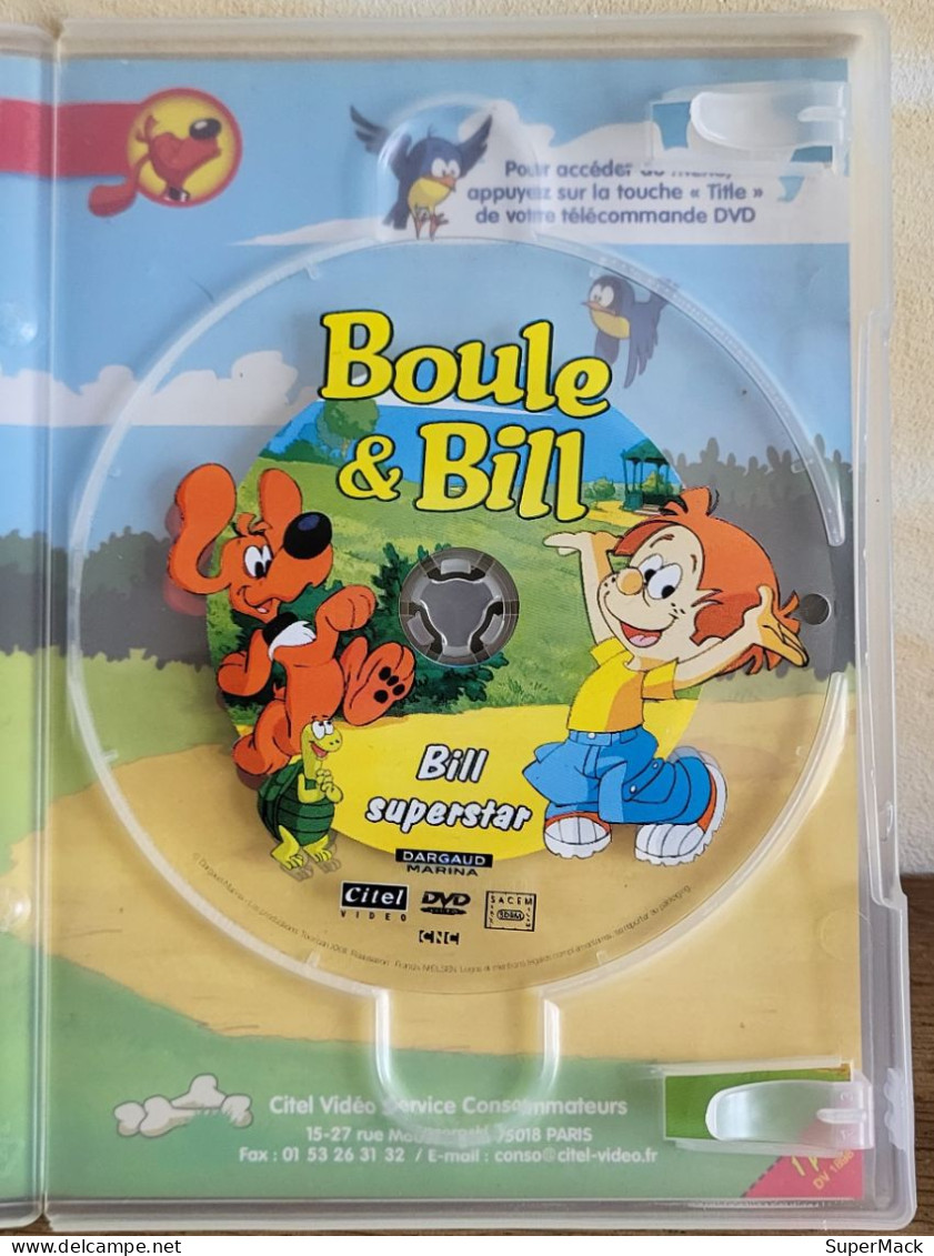 DVD Boule & Bill, Bill Superstar - Cartoons