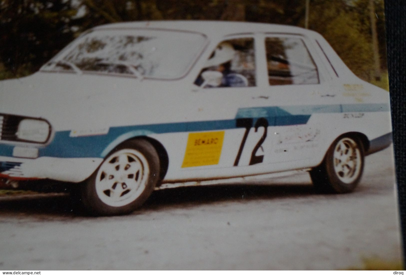Belle Photo Ancienne De Rallye,voiture,les 12 Heures De Lessine 1982 , 13 Cm. Sur 9 Cm. - Sports
