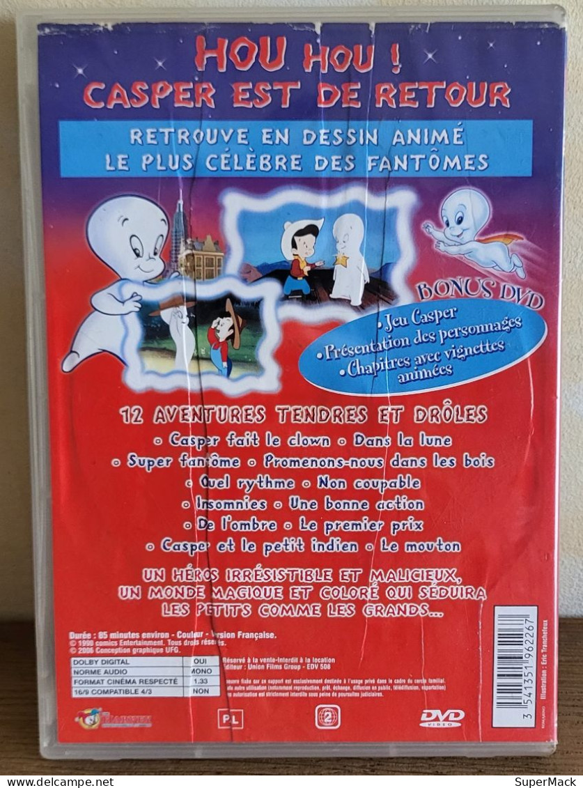 DVD Casper, Super Fantôme - Dessin Animé
