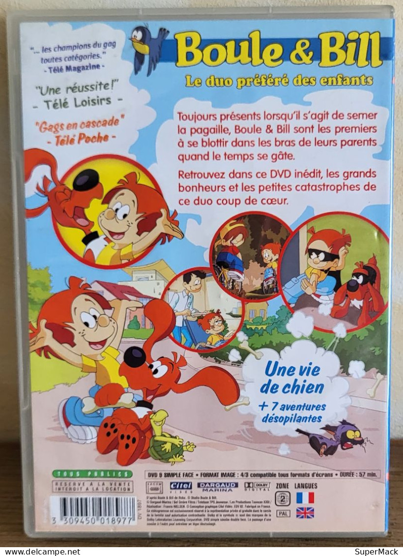 DVD Boule & Bill, Une Vie De Chien - Animatie