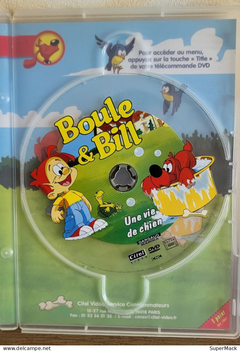 DVD Boule & Bill, Une Vie De Chien - Animation