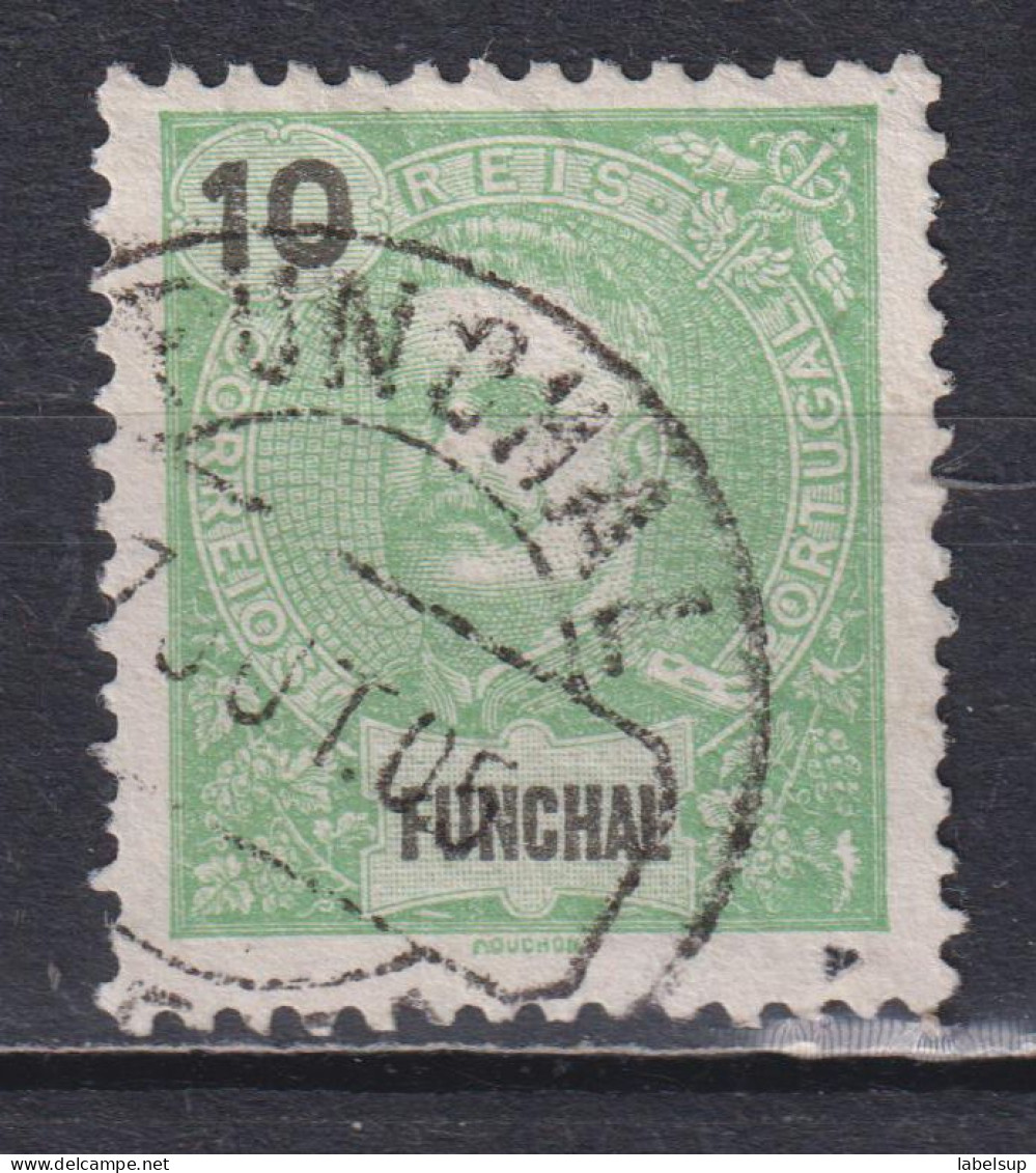 Timbre Oblitéré De Funchal De 1897 N°15 - Funchal