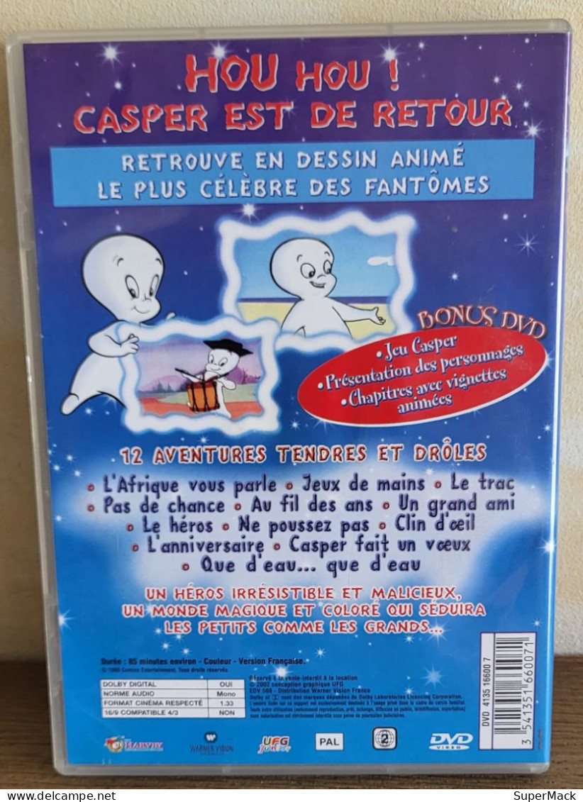 DVD Casper, Les Aventures De Casper - Dessin Animé