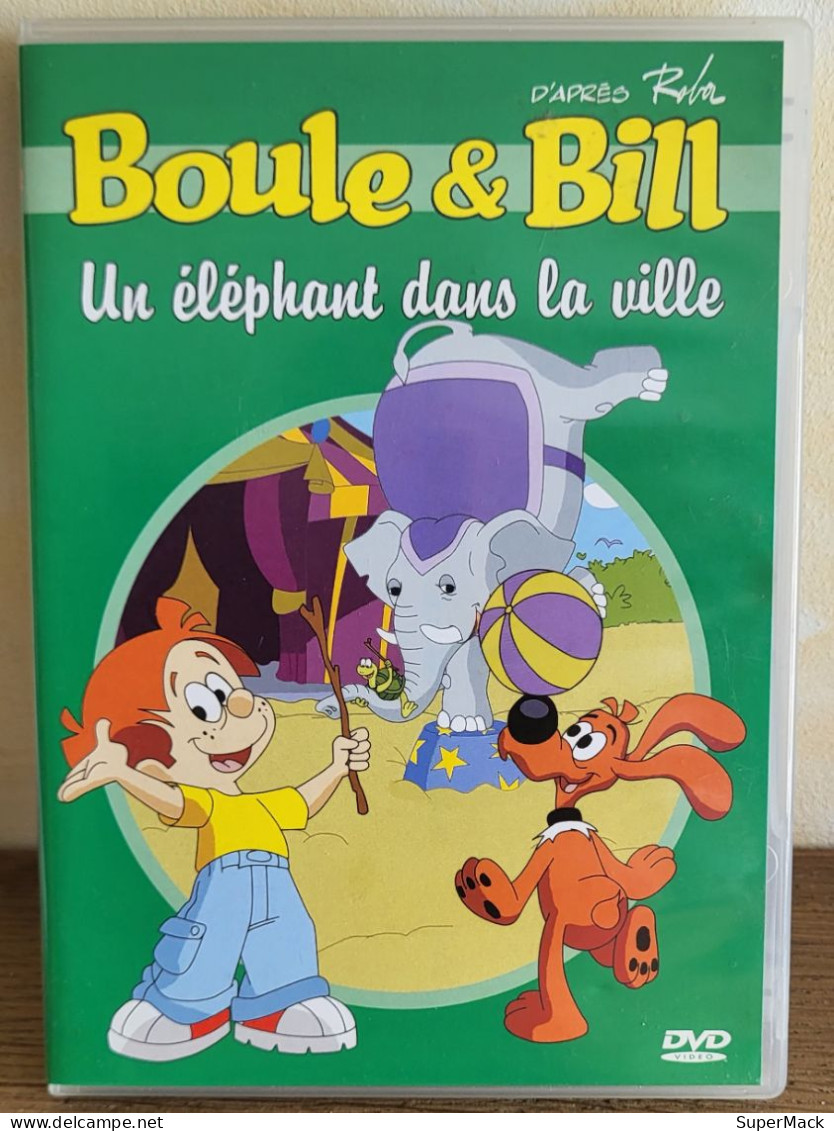 DVD Boule & Bill, Un éléphant Dans La Ville - Dessin Animé