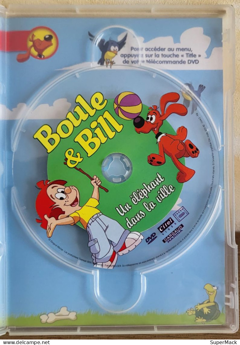 DVD Boule & Bill, Un éléphant Dans La Ville - Cartoni Animati