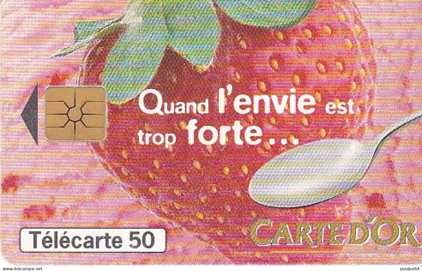 F739  05/1997 - CARTE D'OR : FRAISE - 50 GEM1B - 1997