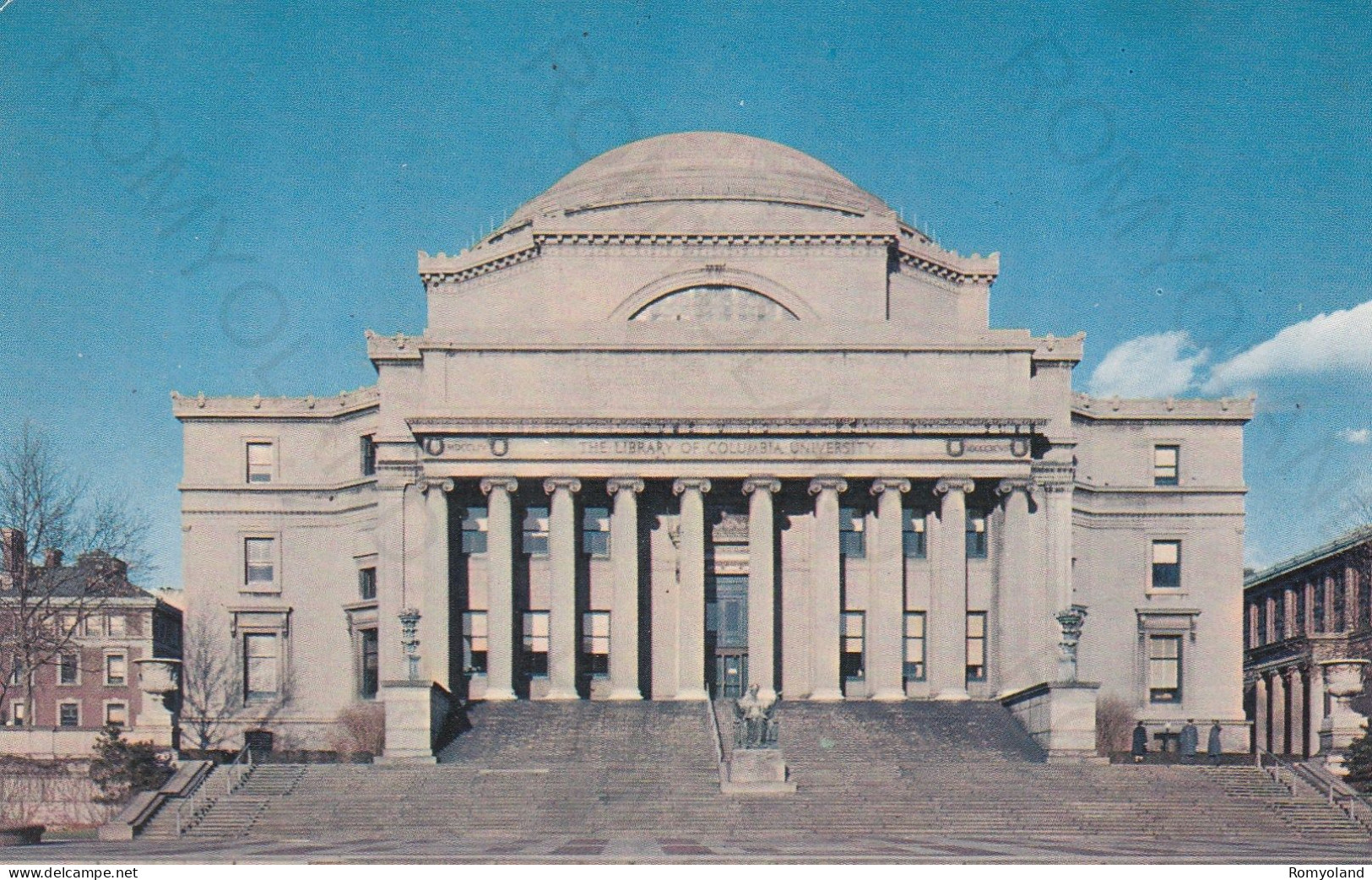 CARTOLINA  NEW YORK CITY,NEW YORK,STATI UNITI-THE LOW MEMORIAL LIBRARY,COLUMBIA UNIVERSITY-NON VIAGGIATA - Autres Monuments, édifices