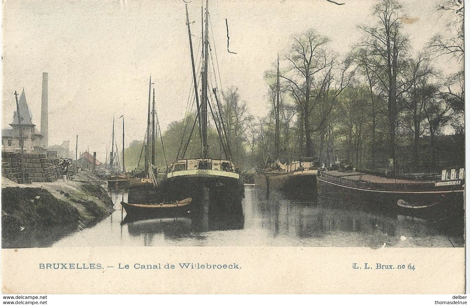 8Eb-406: Bruxelles - Le Canal De Willebroeck > Schaerbeek 1906 - Hafenwesen