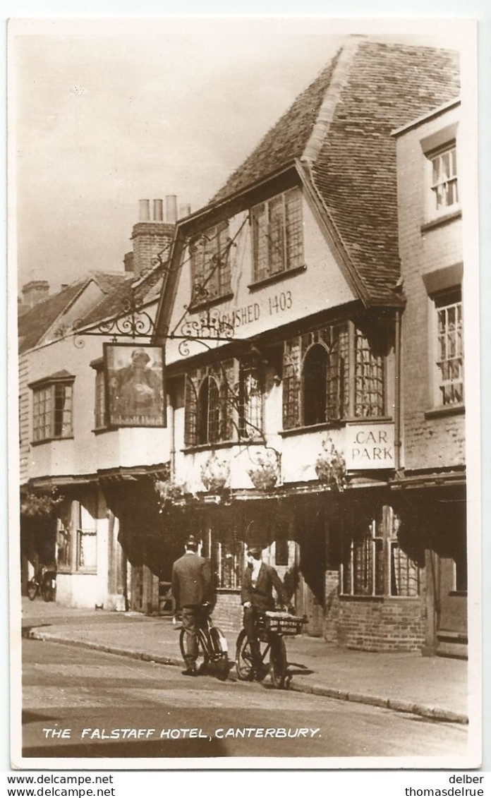 8Eb-188 The Falstaff Hotel Canterbury... Fietsen - Bikes.. - Canterbury