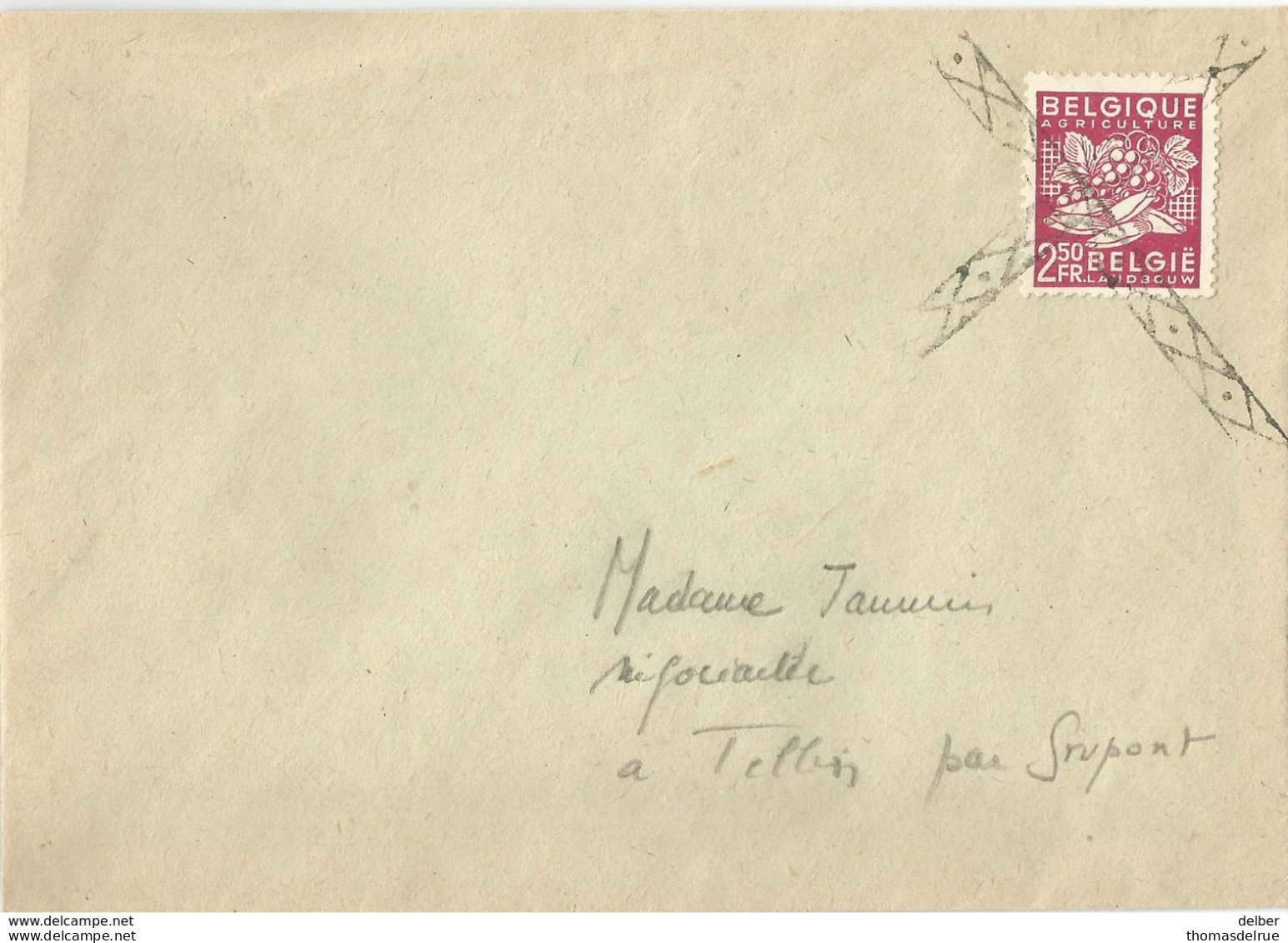 6Mm-943 N° 769:  Met Roulette Stempel  >  Tellin Par Grupont - 1948 Exportation