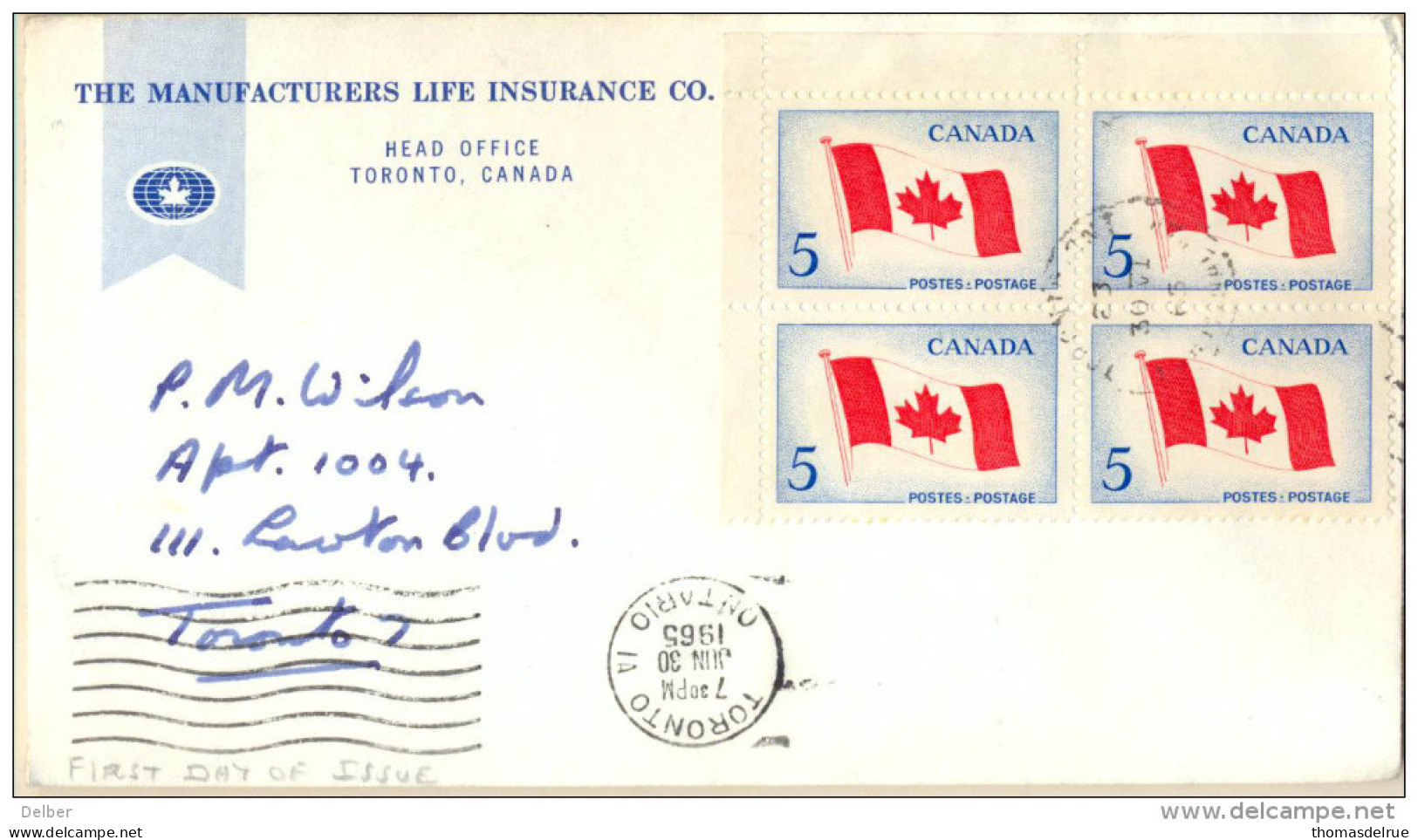 1p186: N° 439 In B.v4: Canadian FLAG ... - 1961-1970