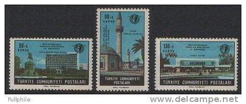 1966 TURKEY 33RD CONGRESS INTERNATIONAL FAIRS UNION CONGRESS MNH ** - Unused Stamps