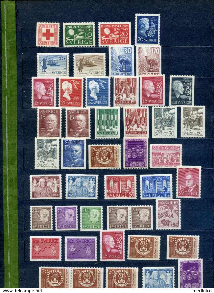 Scandinavia, MNH, 4 Pages - Collections (sans Albums)