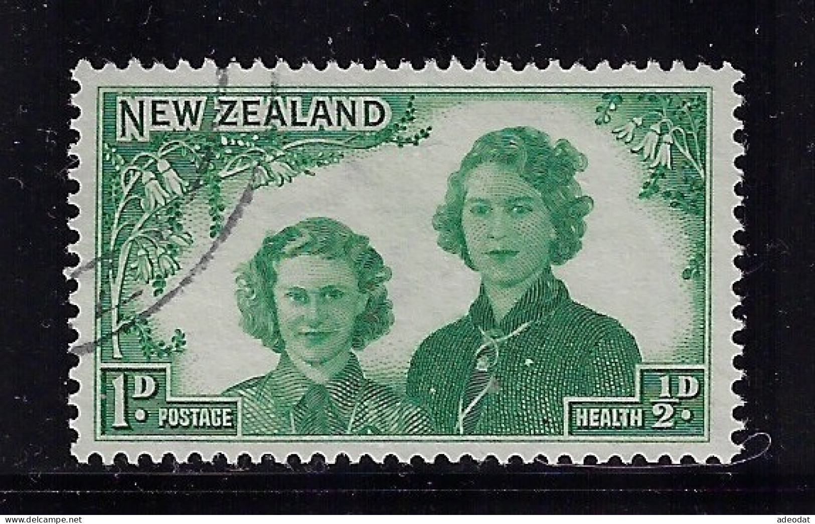 NEW ZEALAND 1944 SCOTT #B24 USED, B26 MNH - Used Stamps