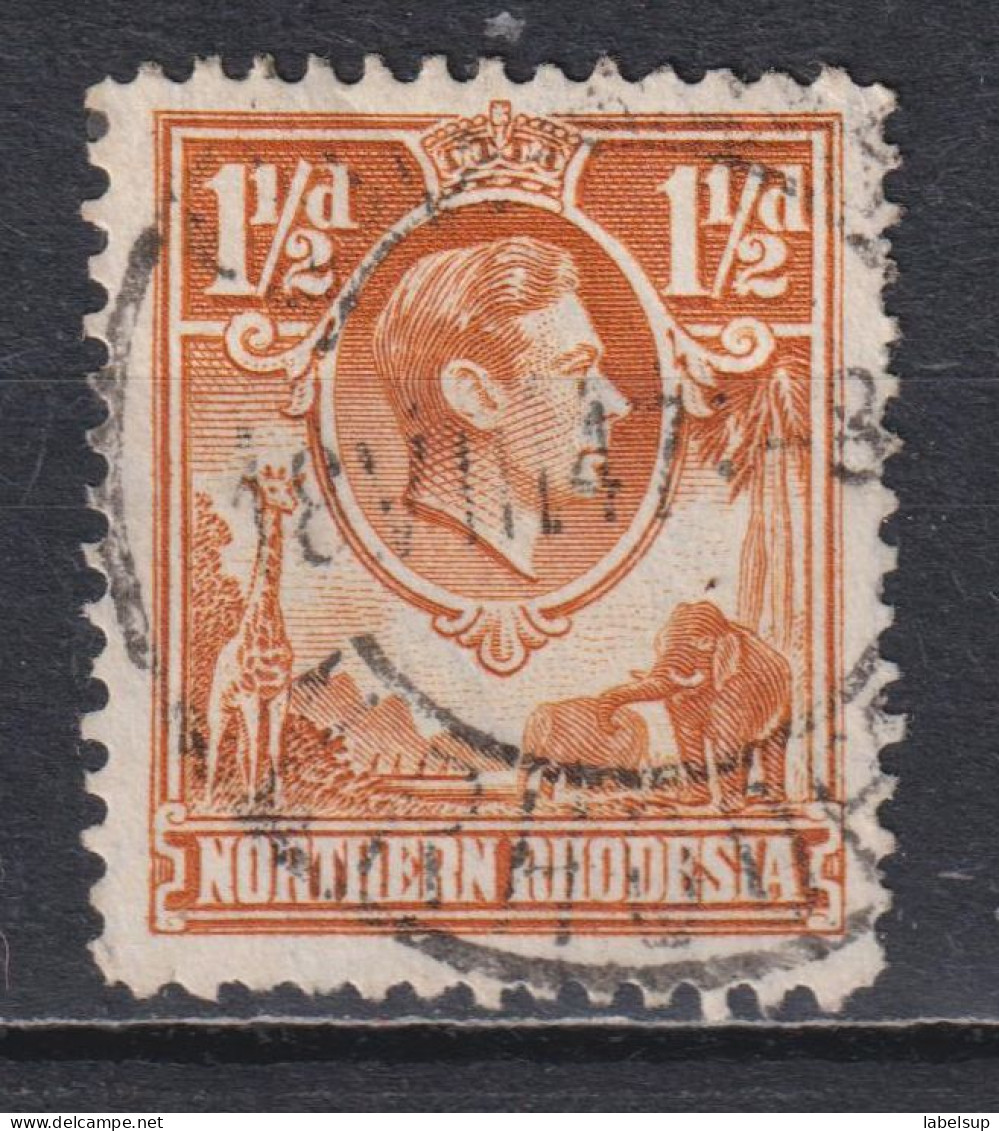 Timbre Oblitéré De Rhodésie Du Nord De 1938 N°27 - Northern Rhodesia (...-1963)