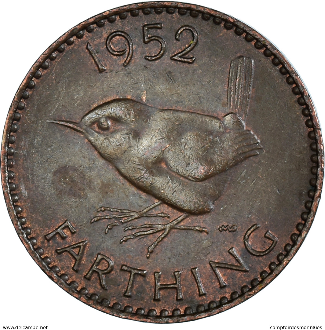 Monnaie, Grande-Bretagne, Farthing, 1952 - B. 1 Farthing