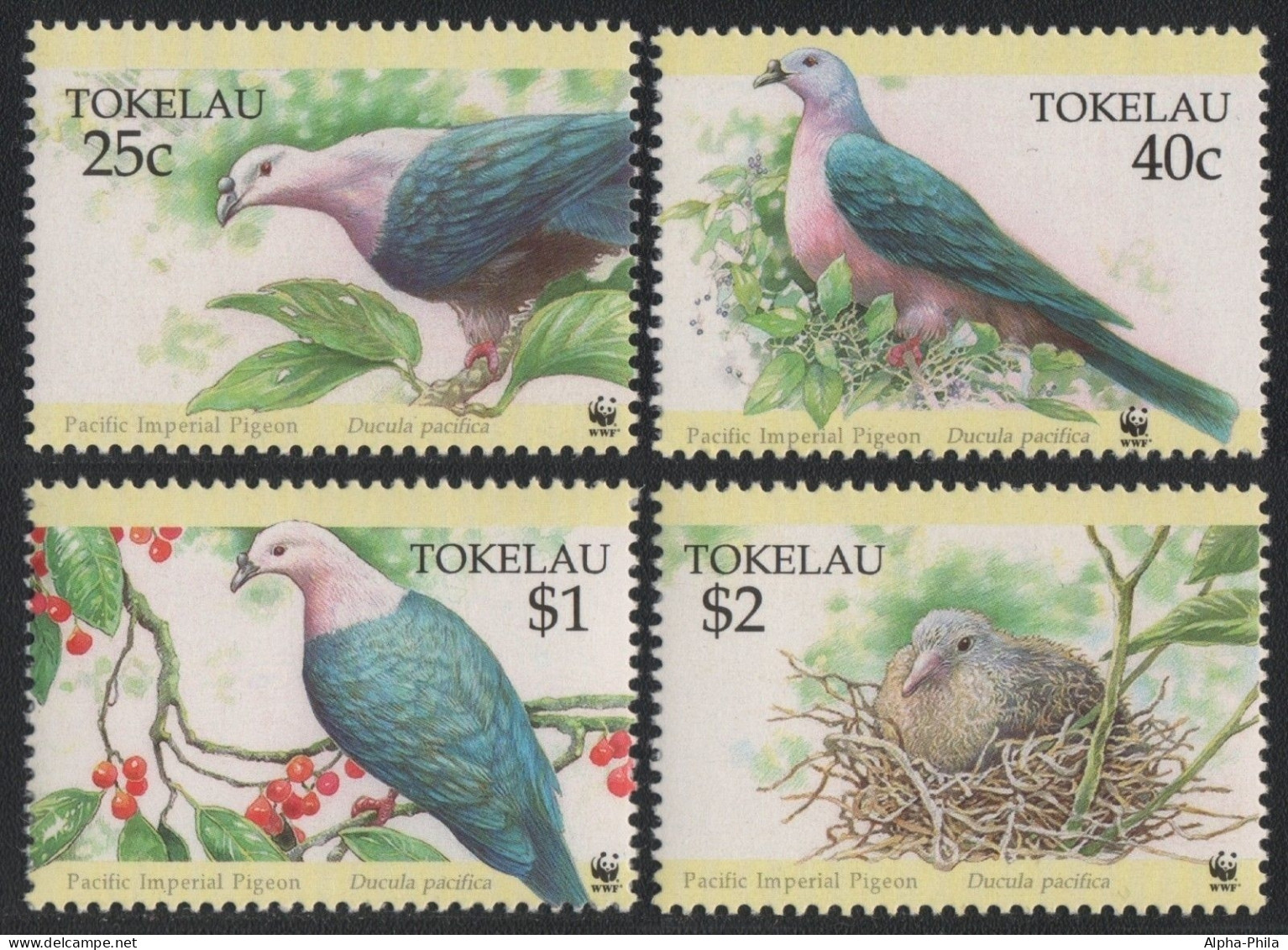 Tokelau 1995 - Mi-Nr. 210-213 ** - MNH - Vögel / Birds - Tokelau