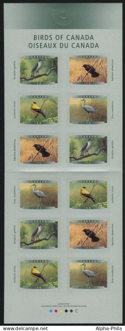 Kanada 1999 - Mi-Nr. 1747-1750 ** - MNH - Heft 0-234 - Vögel / Birds - Volledige Boekjes