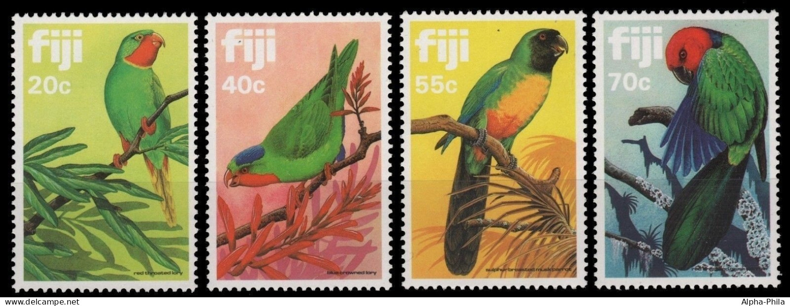 Fidschi 1983 - Mi-Nr. 475-478 ** - MNH - Vögel / Birds - Fiji (...-1970)