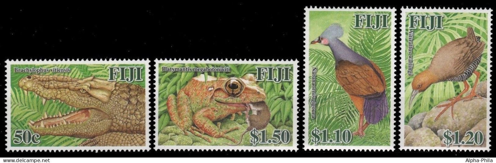 Fidschi 2006 - Mi-Nr. 1173-1176 ** - MNH - Fauna - Fiji (...-1970)