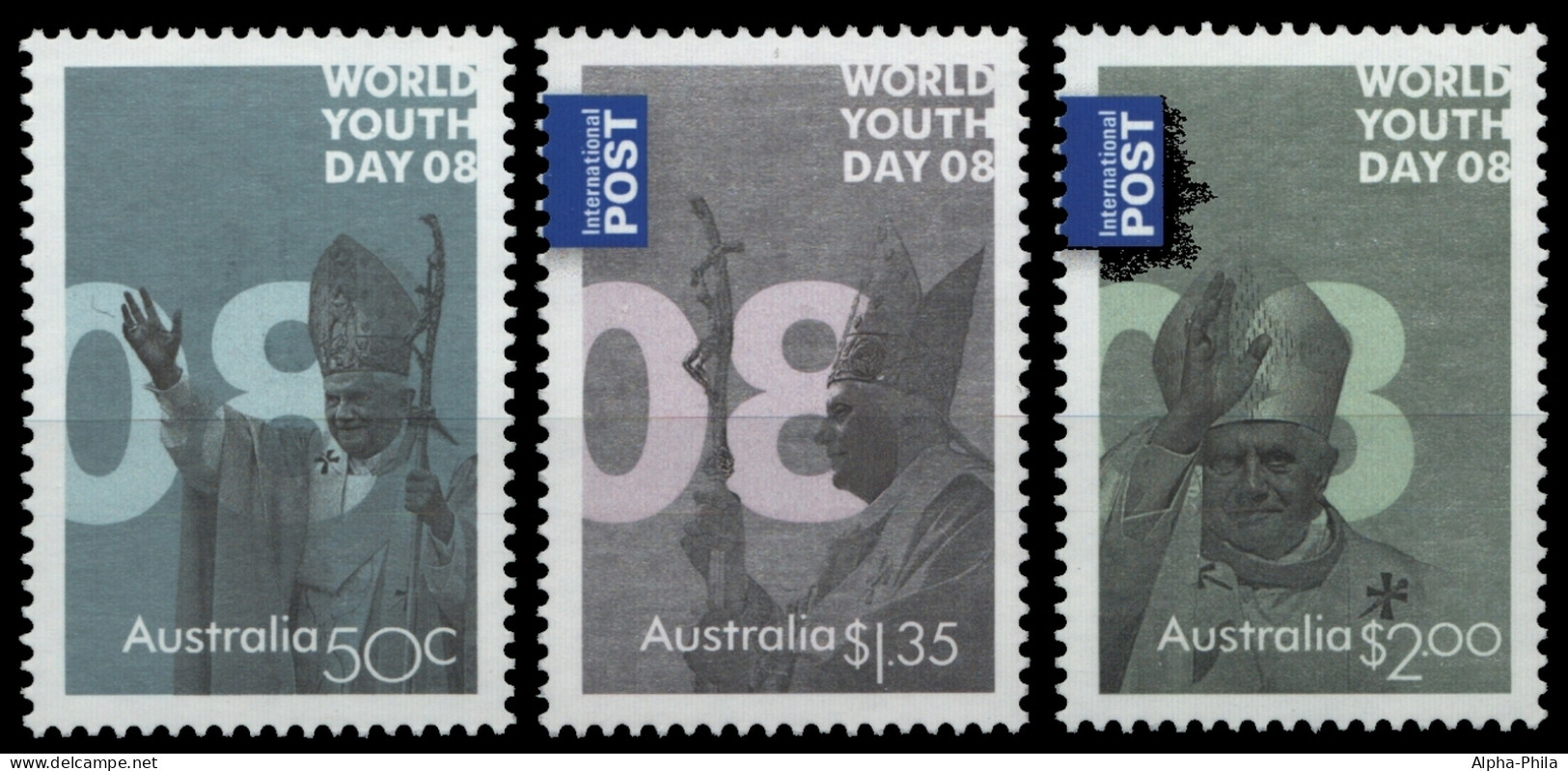Australien 2008 - Mi-Nr. 2941-2943 ** - MNH - Papst Benedikt XVI - Mint Stamps