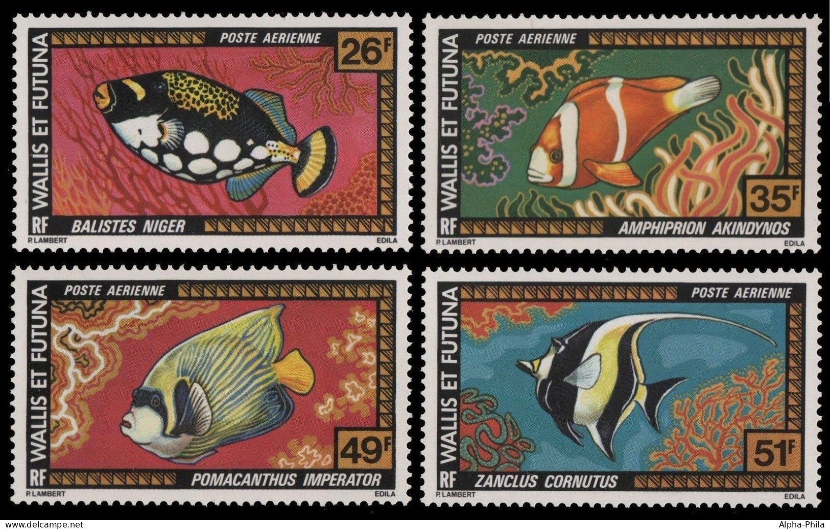 Wallis & Futuna 1978 - Mi-Nr. 299-302 ** - MNH - Fische / Fish - Oceania (Other)