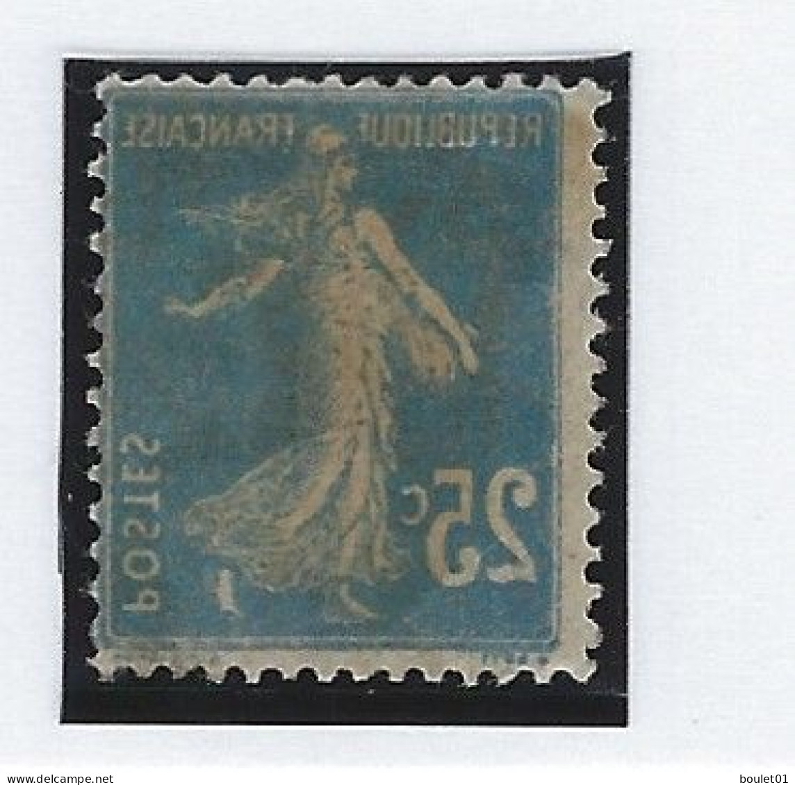 Timbre N° 140 * Impression Recto Verso ( Voir Les 2 Scans) - Unused Stamps