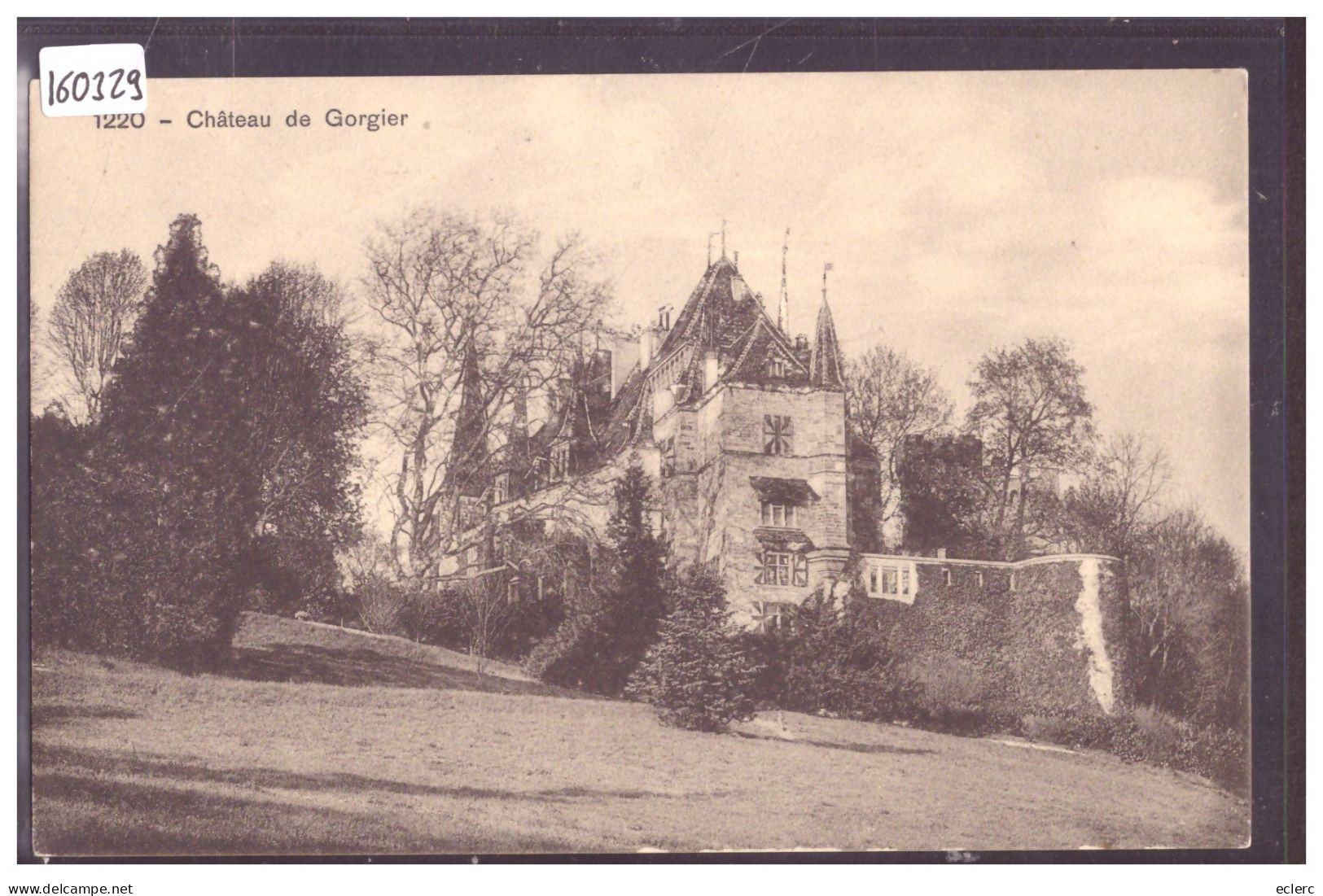 GORGIER - LE CHATEAU - TB - Gorgier