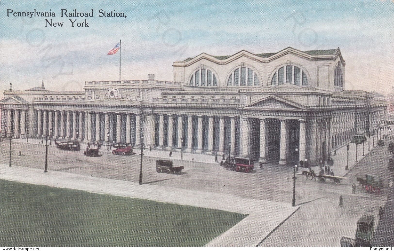 CARTOLINA  NEW YORK CITY,NEW YORK,STATI UNITI-PENNSYLVANIA RAILROAD STATION-NON VIAGGIATA - Autres Monuments, édifices