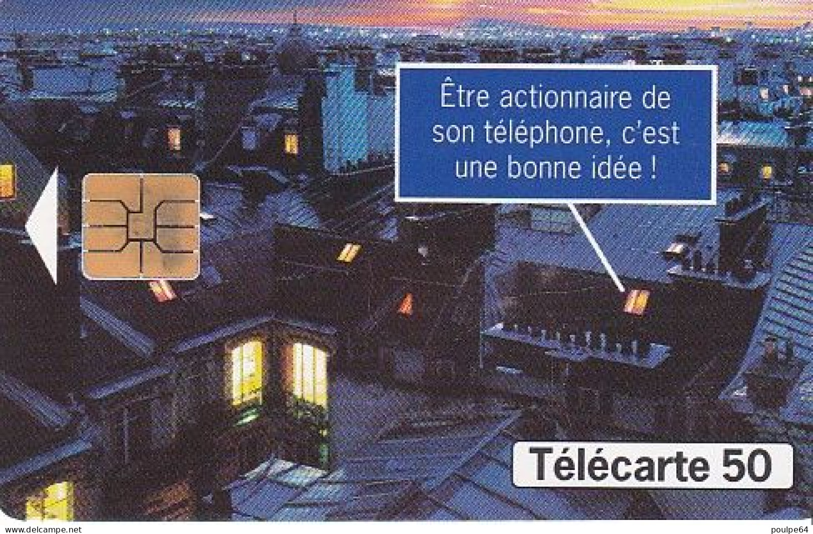 F784  09/1997 - TOITS " Capital France Télécom " - 50 SO3 - (verso N° Impacts Deux Lignes - 2ème Ligne Vers La Droite) - 1997