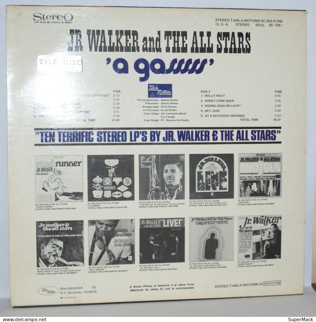 33T Jr Walker&The All Stars - A Gasssss - Tamla Motown -1970 - Soul - R&B