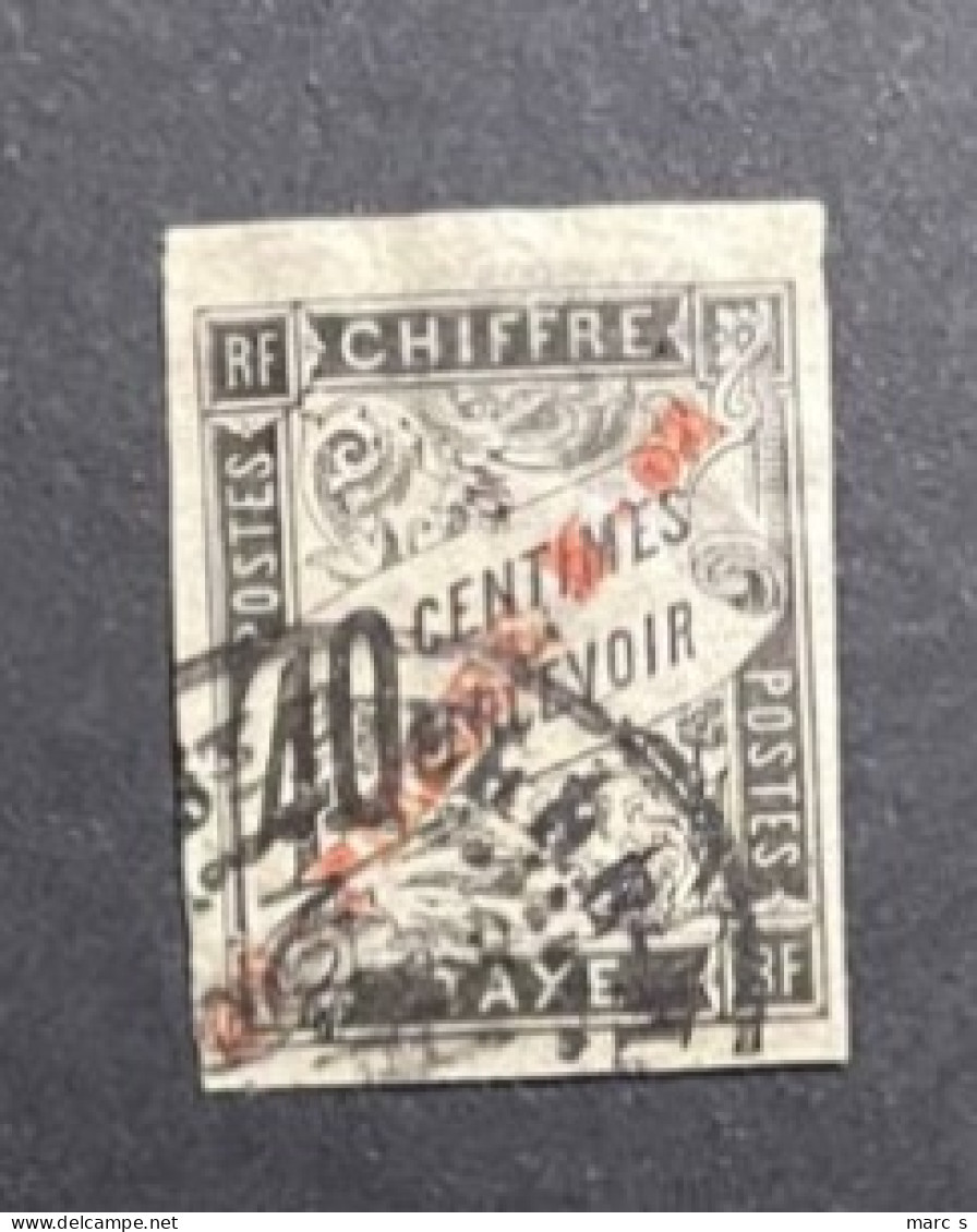 SPM 1893 - OBL - Sur Charnière - TAXE YT 6 - Belles Marges - Timbres-taxe