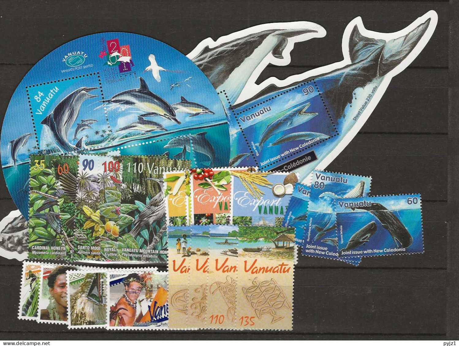 2001 MNH Vanuatu Year Collection Postfris** - Vanuatu (1980-...)