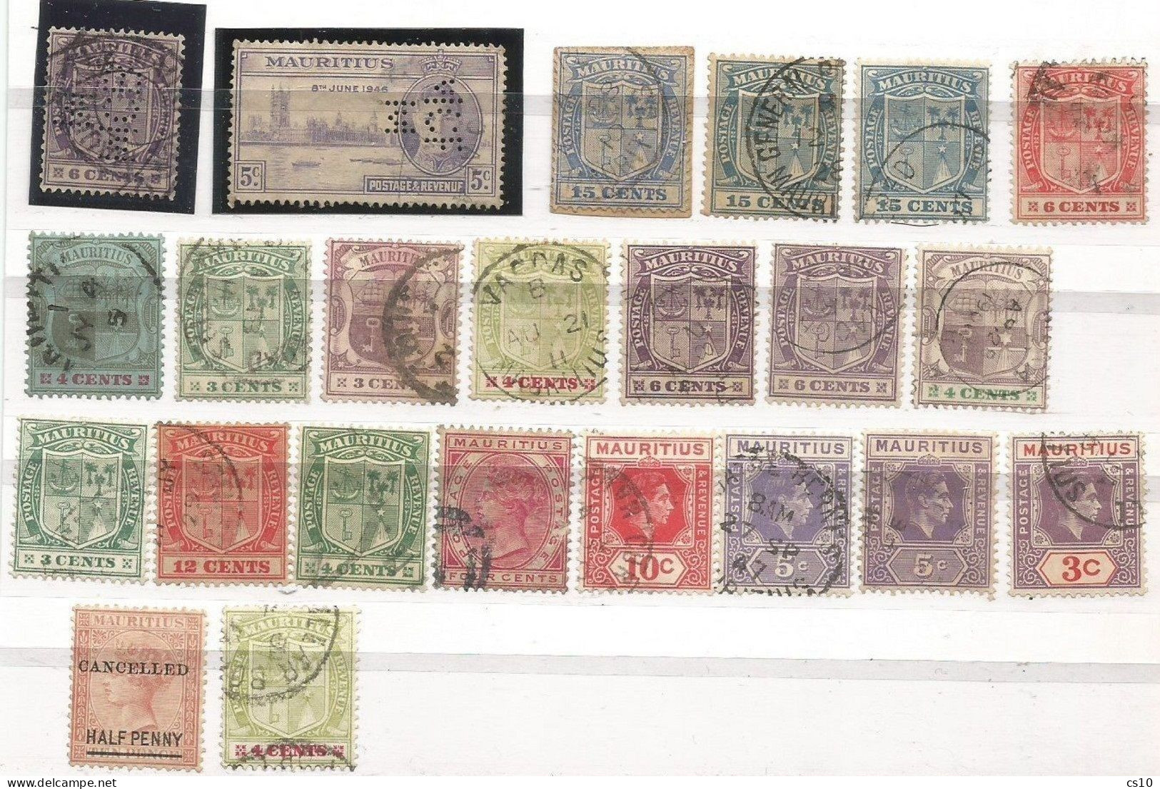 UK Colony & Protectorates #14 Scans Lot Mainly Used & Mint Some HVs - # 475++  Pcs Incl. Variety Perfins SPECIMEN Etc - Otros - Oceanía