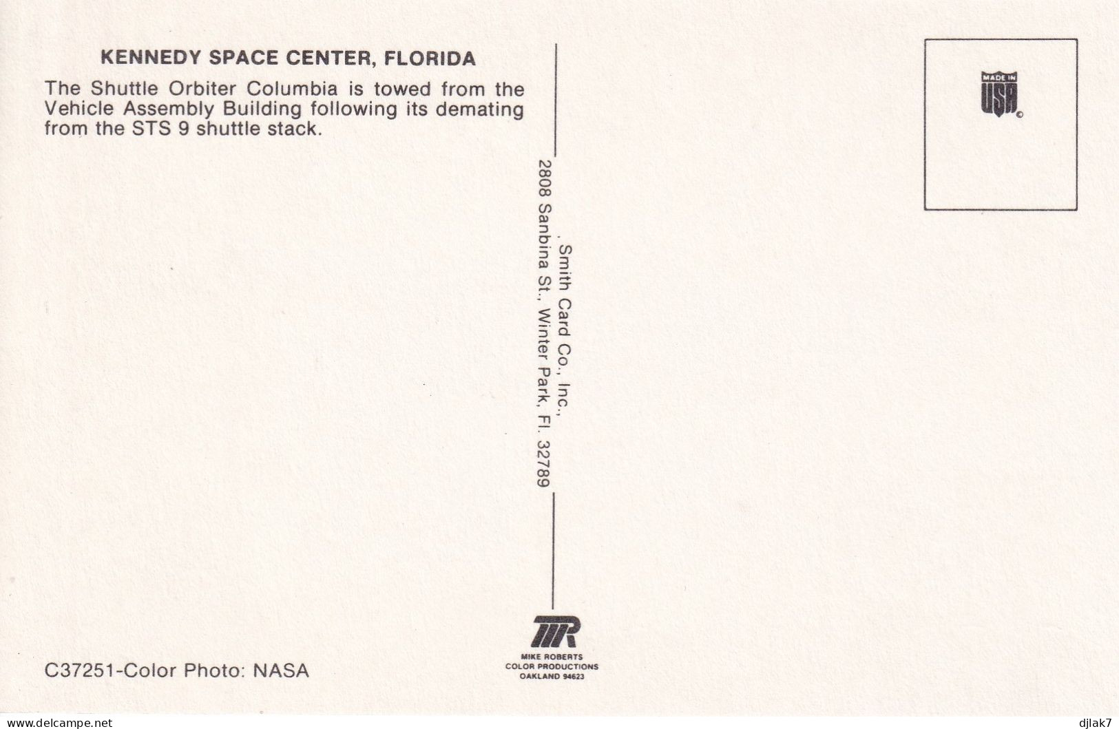Centre Spatial Kennedy En Floride La Navette Orbiter Est Remorquée Depuis Le Bâtiment D'Assemblage - Espace