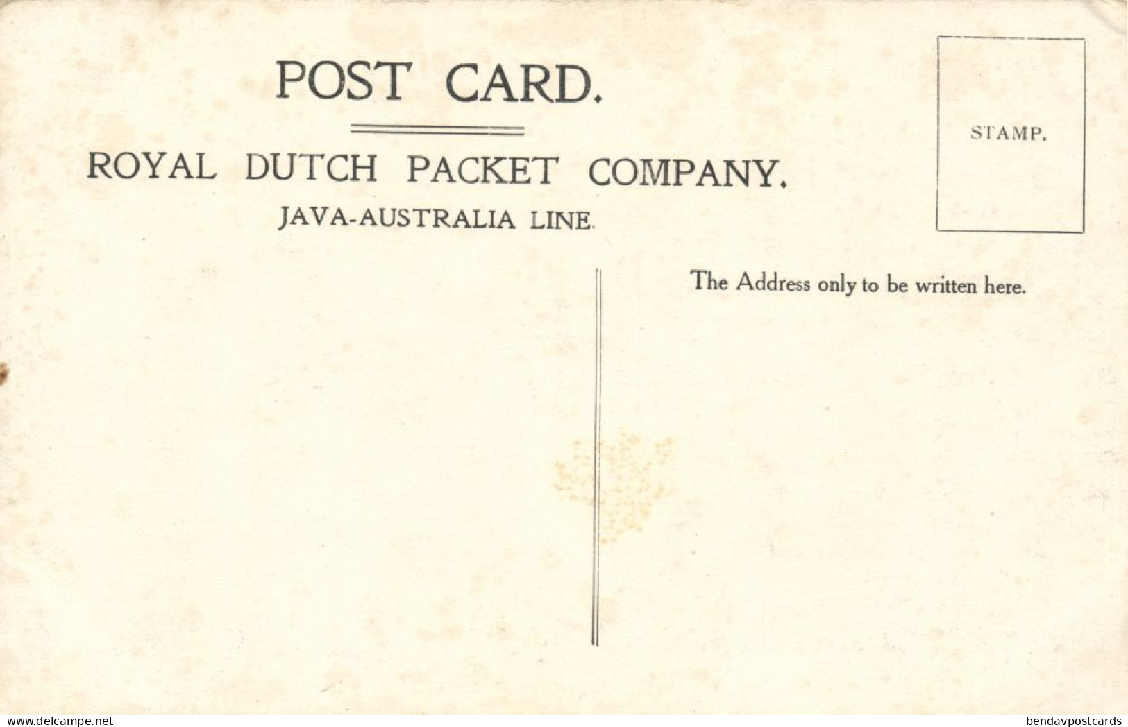 Australia, BRISBANE, Bowen Terrace (1910s) Royal Dutch Packet Company Postcard - Brisbane