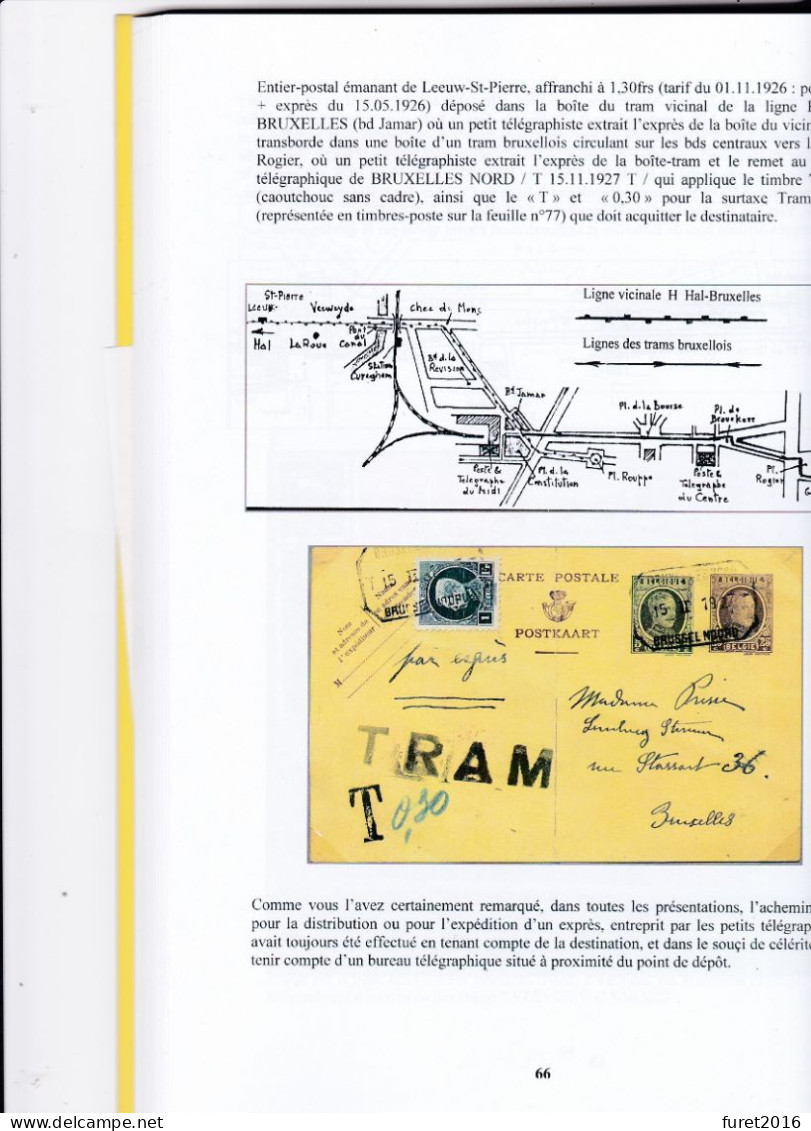 LIVRE Belgique  LES TRAMWAYS BRUXELLOIS TRAM  Par De Bast Format A4 140 Pages - Guides & Manuels