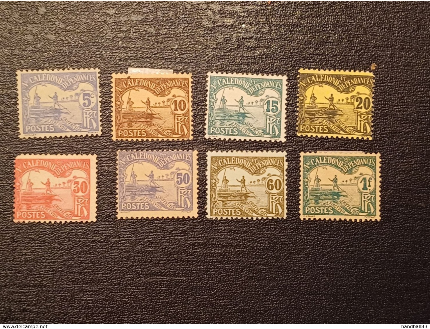 Nouvelle Caledonie  Taxe N 16 à 23 Neufs Aveccharnière - Timbres-taxe