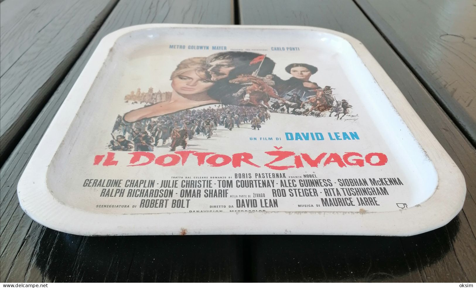 Il Dottor Živago, Doctor Zhivago, Tin Tray - Publicité Cinématographique